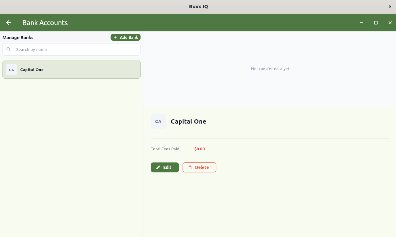 Added Bank